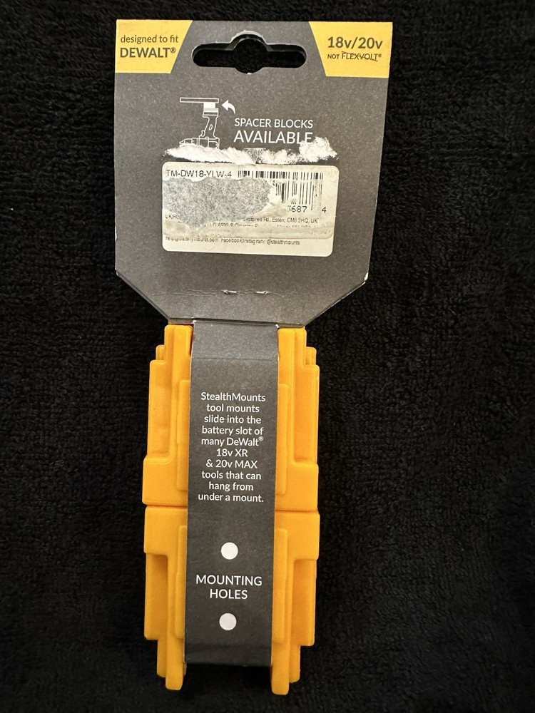 StealthMounts Tool Holder Wall Mounts & Bit Holders For Dewalt- Super Set!