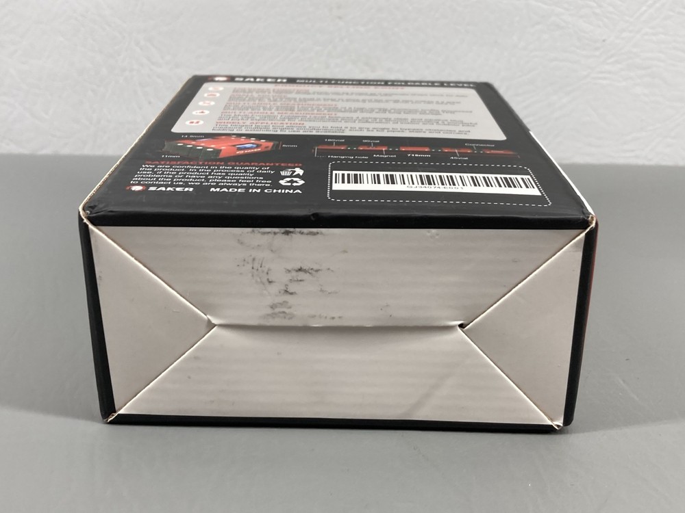 Saker 28" Multi Function Foldable Level Woodworking Carpentry Tool New