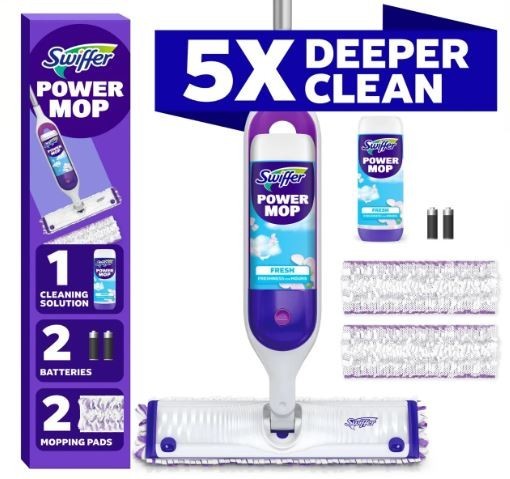 Power Mop Double Nozzle 25.4-fl oz Spray Mop