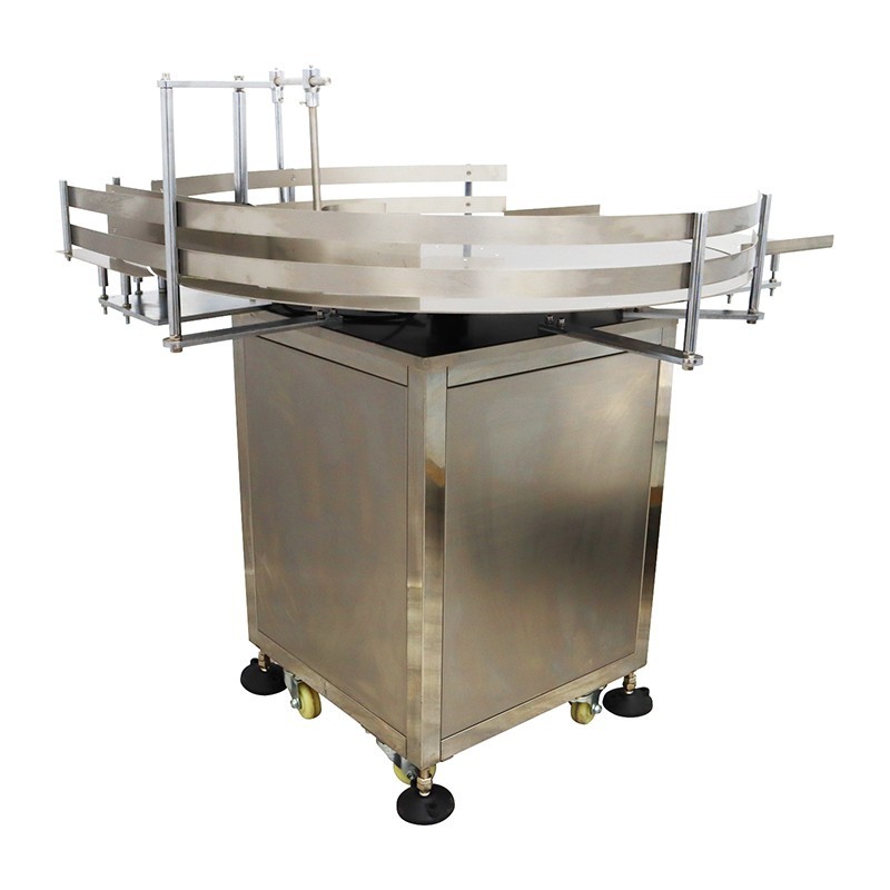 39.3" Automatic Round/Square Bottle Unscrambler Accumulation Table Bottle Sorter