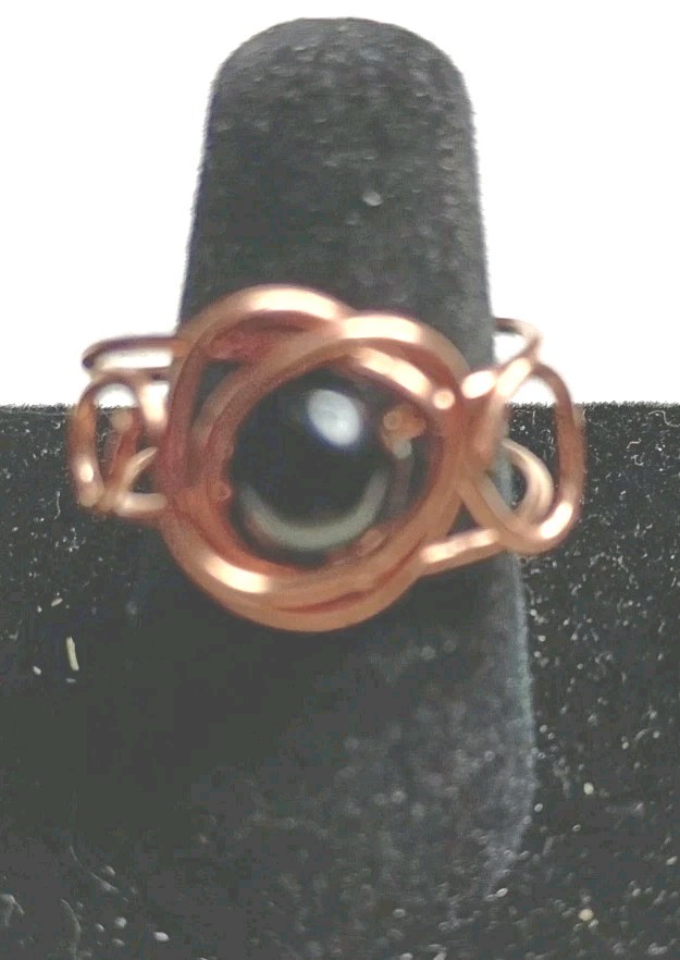 Ring Handmade Gemstone Ring Black Onyx