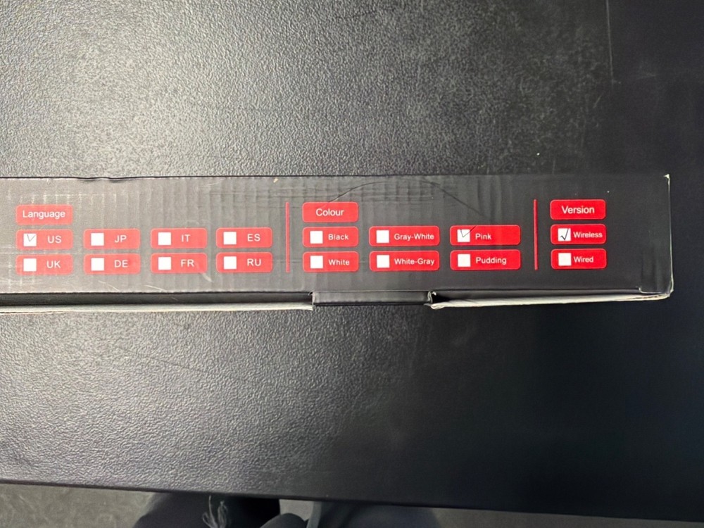 RedThunder Wireless Pink Keyboard & Mouse Combo With USB Cable