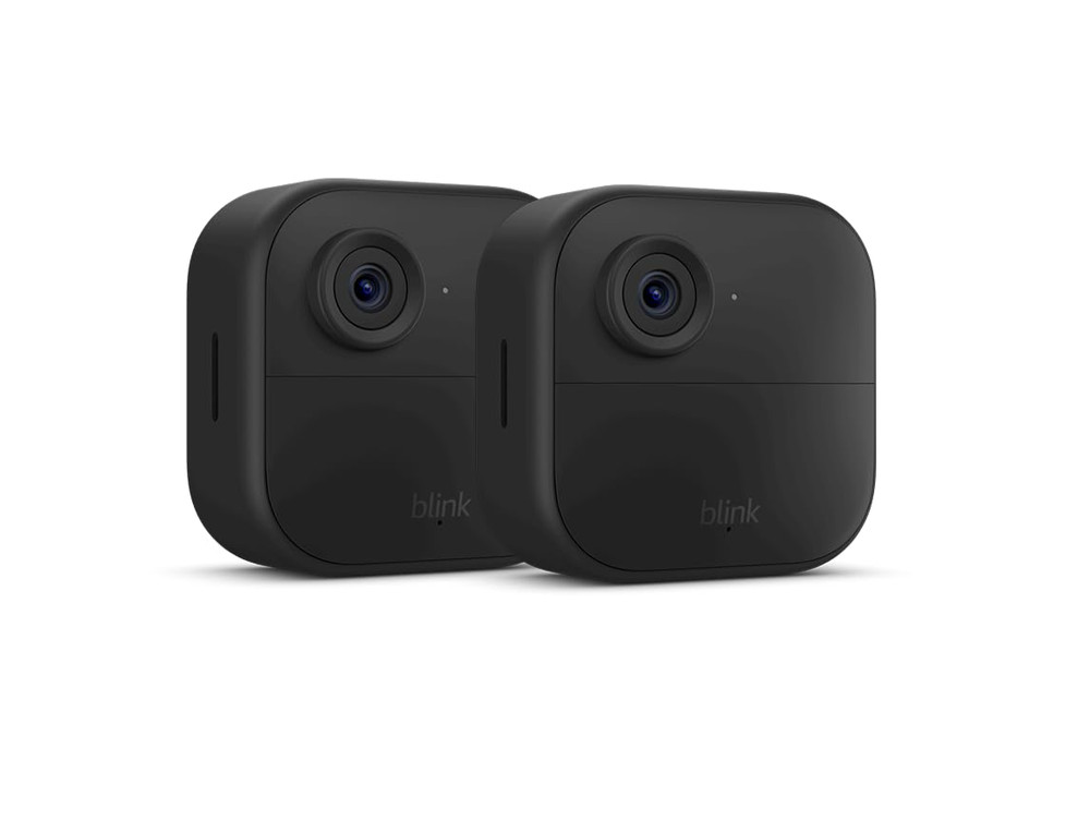 Blink Outdoor 4 (2 Camera System) Wireless Smart Home Security with Sync Module