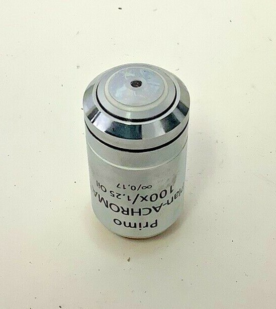 Zeiss Microscope 100X Plan Achromat Objective Infinity Olympus Nikon Leitz