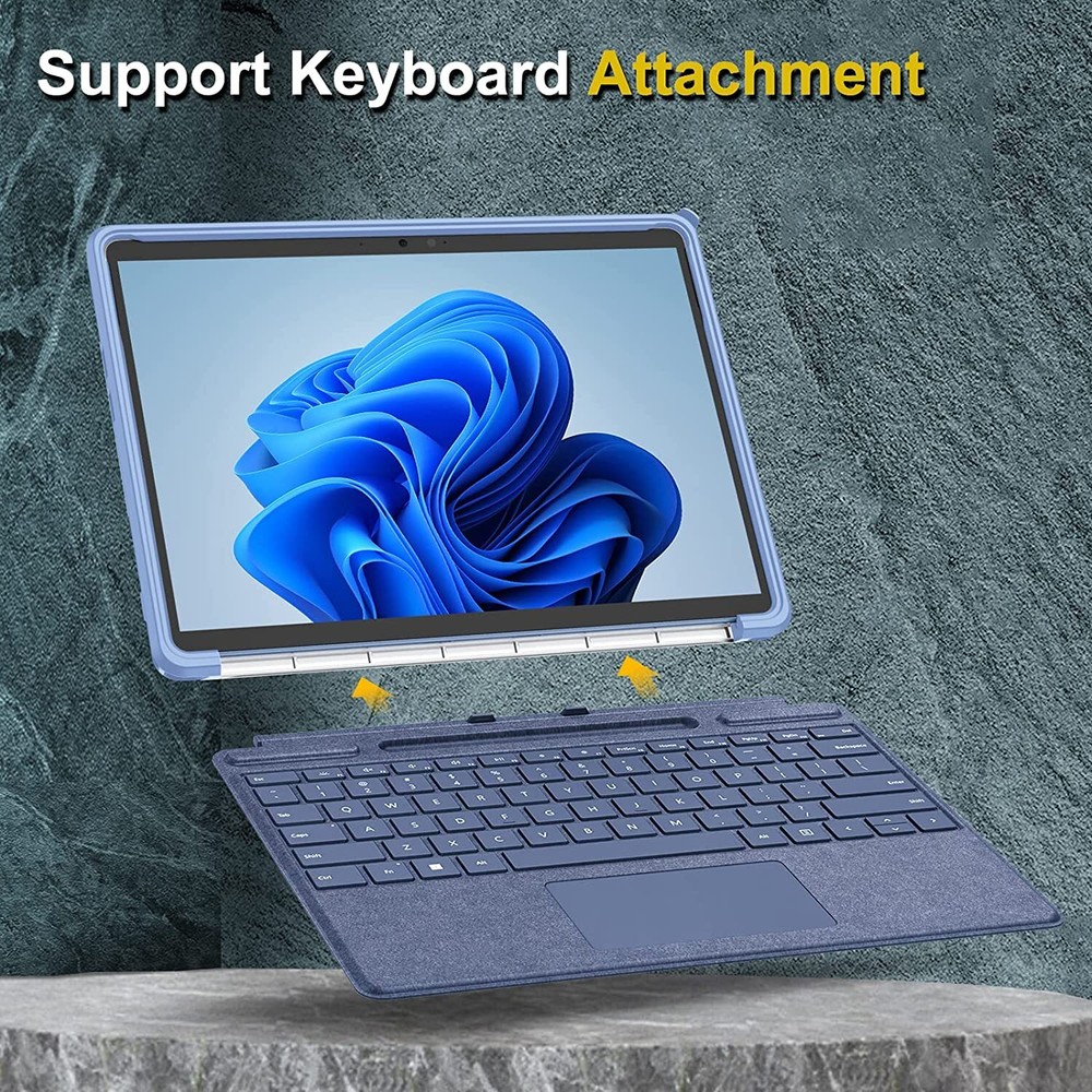 Hard Case for 13" Microsoft Surface Pro 9 (2022) Shockproof Folio Rugged Cover