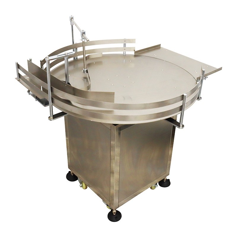 39.3" Automatic Round/Square Bottle Unscrambler Accumulation Table Bottle Sorter