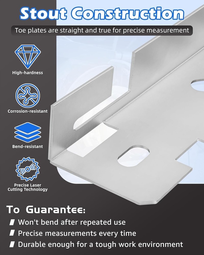 Wheel Alignment Tool Kit 2Pcs, Toe Alignment Tool Plates With Two 5m Heavy Duty