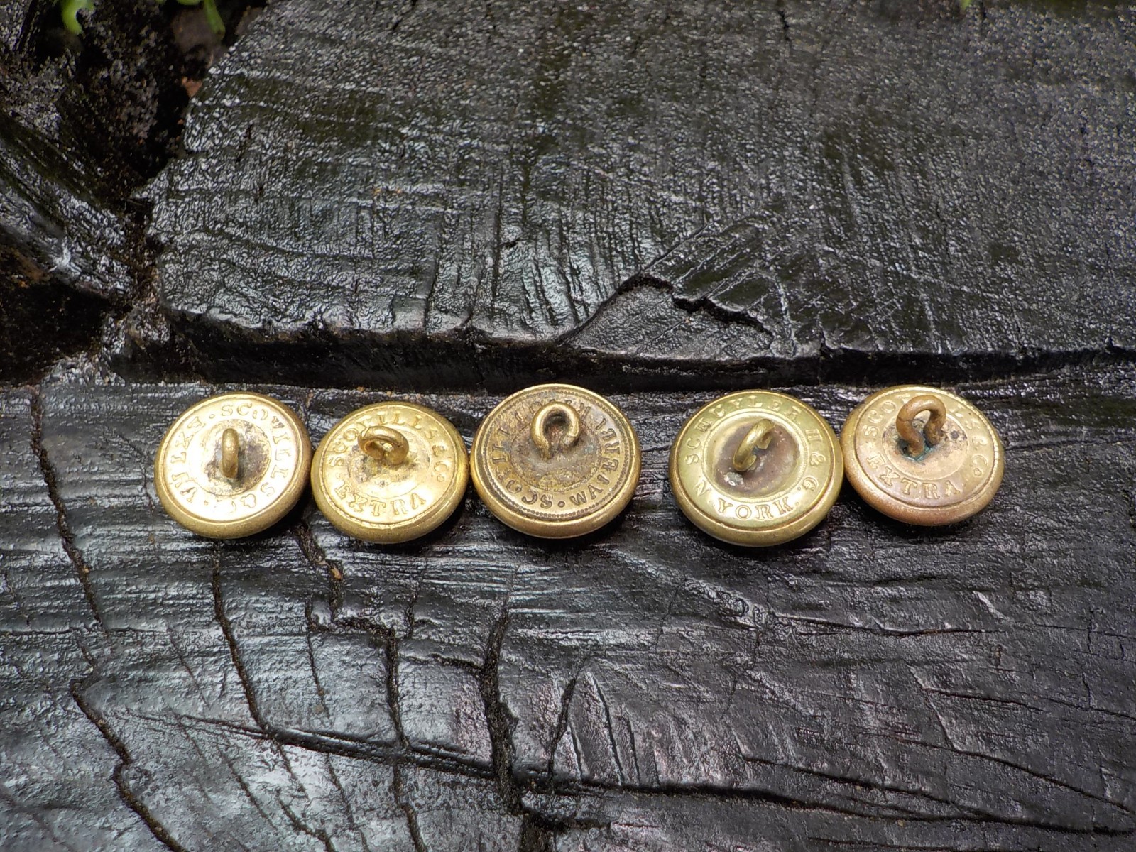 Old Rare Vintage Antique Civil War Relic Eagle Infantry Coat Button Free Case