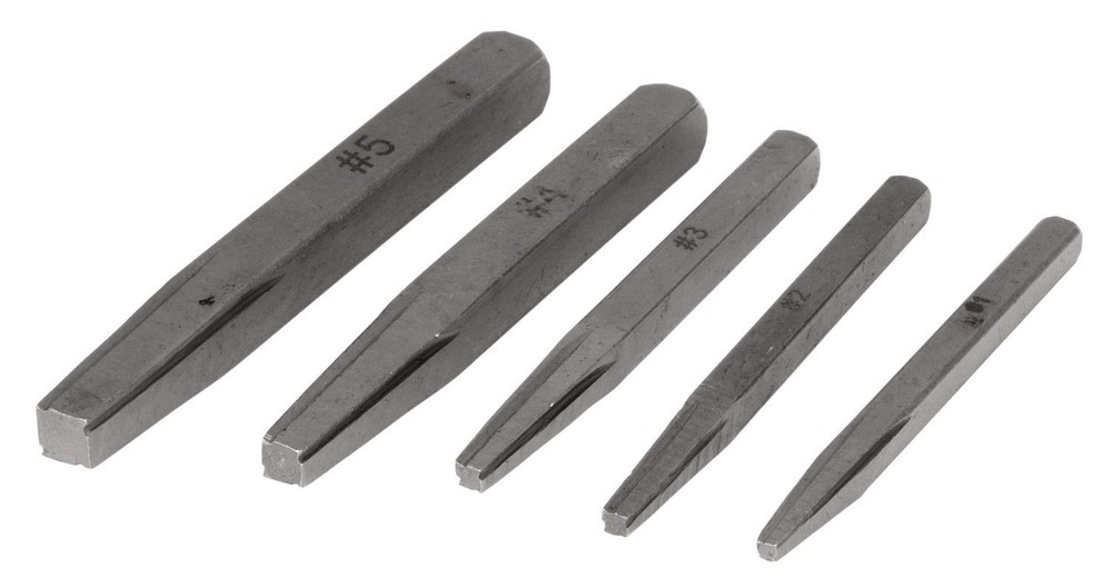 Performance Tool W8605 5 Piece Screw Extractor Set