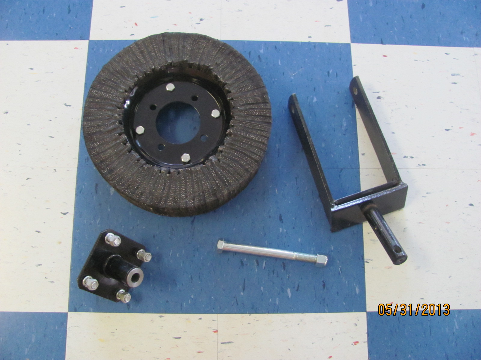 COUNTYLINE TAILWHEEL ASSEMBLY COMPLETE, 1-1/4" SHANK, ROTARY CUTTER BUSH HOG