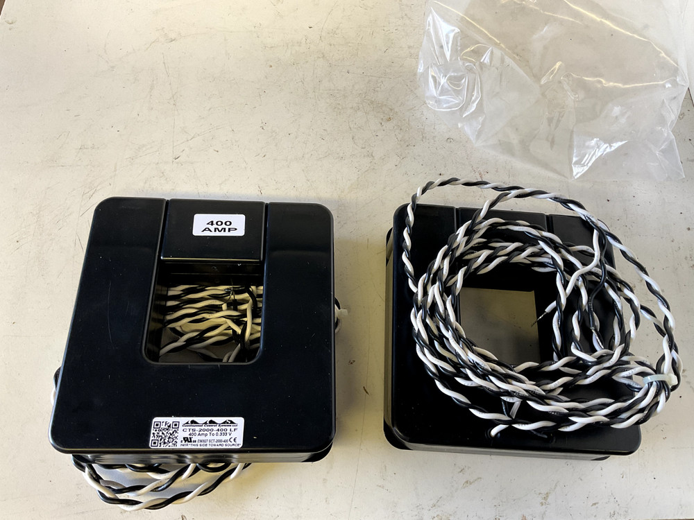 Continental control systems cts-2000-400-LF split core transformer 400 amp 333v