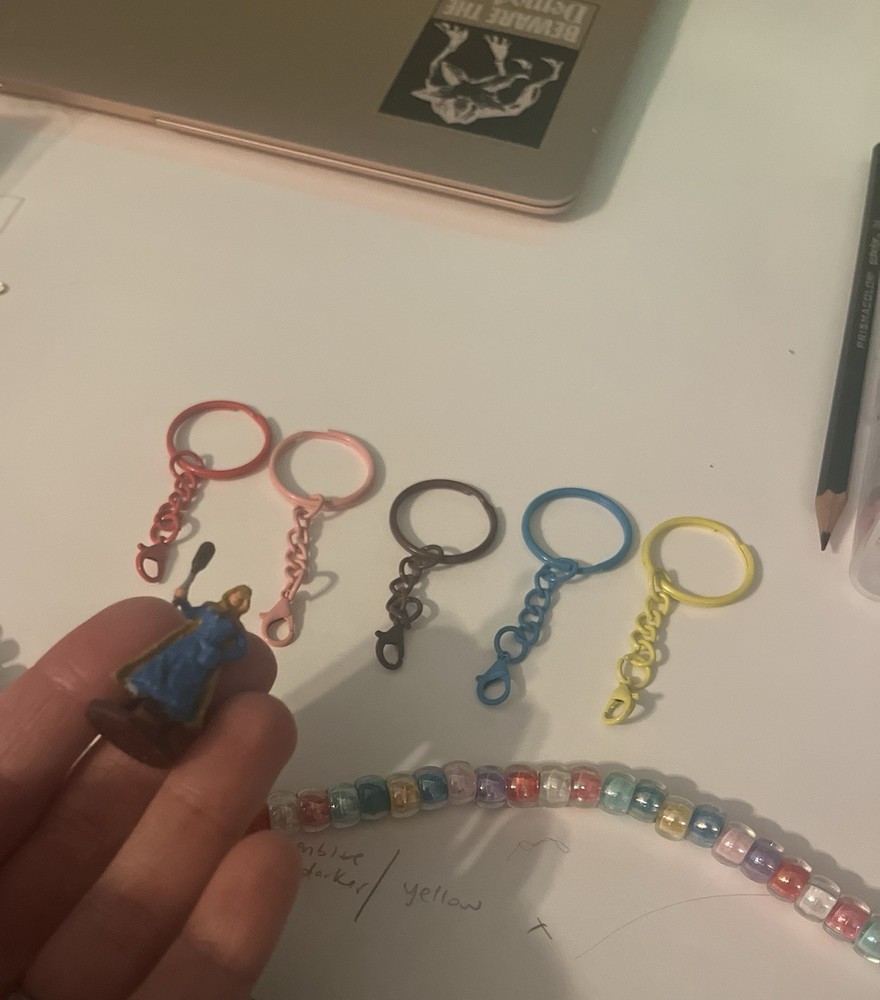 Holly the heroic keychain
