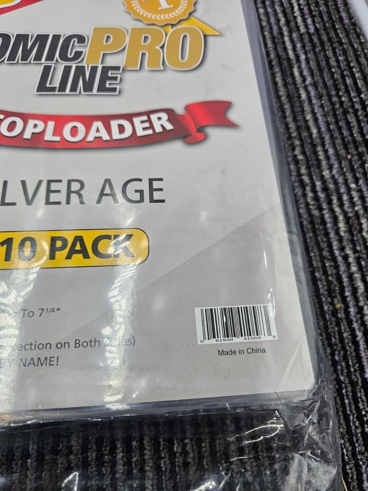 (QTY 10) Comic Pro Line Silver Age Top Loader Ultimate Protection
