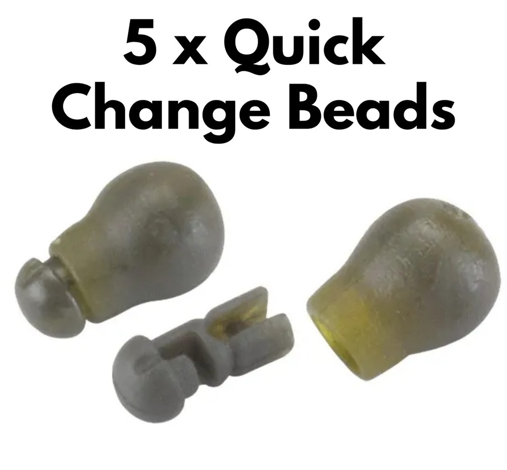 Quick Change Release Beads For Carp/Coarse Method Feeder Fishing - 5 Per Pack