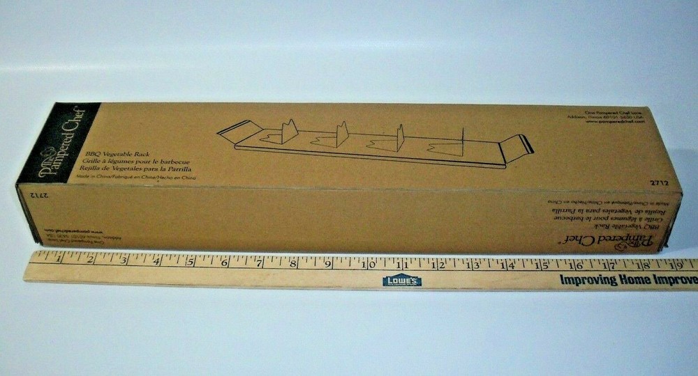 Pampered Chef BBQ Vegetable Rack 2712, NIB