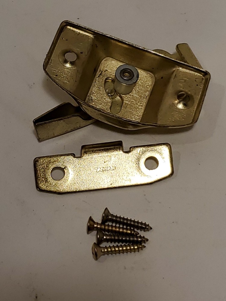 Window Latch, Brass Plated