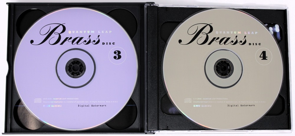 East West Quantum Leap Brass E-MU Format Sample/Sound Library/Sampling 5 CD
