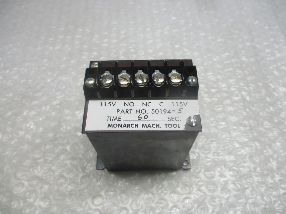 MONARCH MACHINE TOOL 50194-5 TIMER 60SEC UNMP