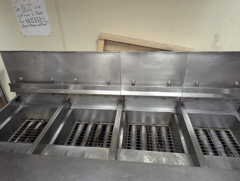 4 Pitco ROV Fryer with filtering
