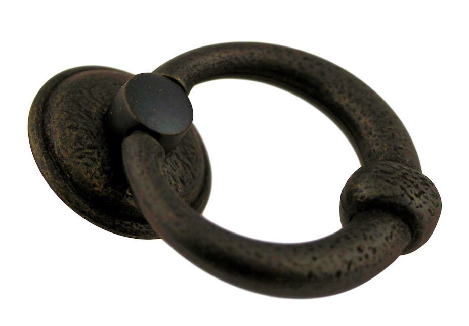2" Ring Pull Dark Antique Bronze