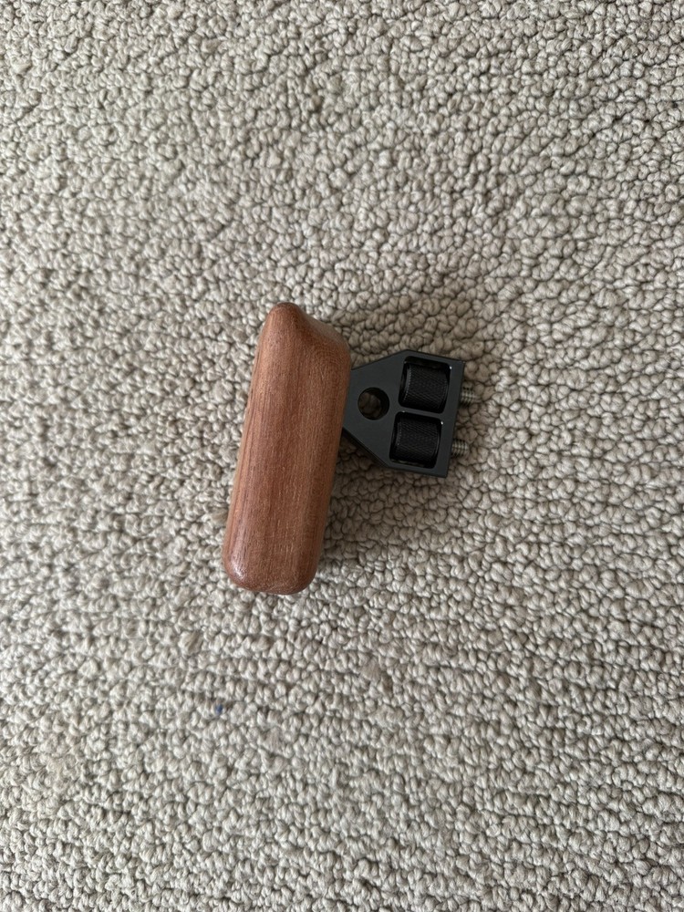 Camvate Wood Handle Grip Mount Support left side
