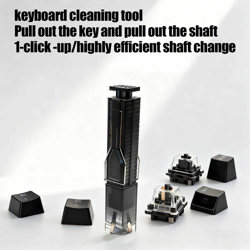 Keyboard Puller 2 in 1 Maintenance Tools with 4-Claw Grip Keycap
