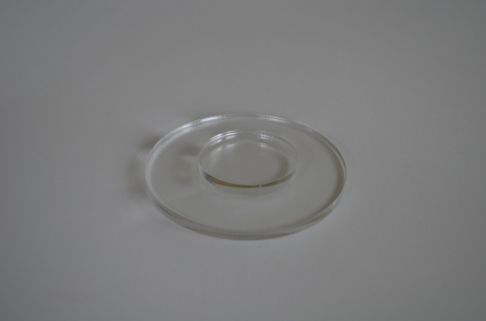 Laser Cut Cast Acrylic Circle Disc Shape Craft Supply