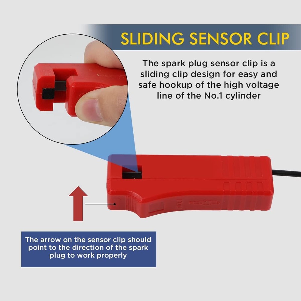 Auto Petrol Engine Inductive Xenon Strobe Timing Light – Ignition Tester Gun