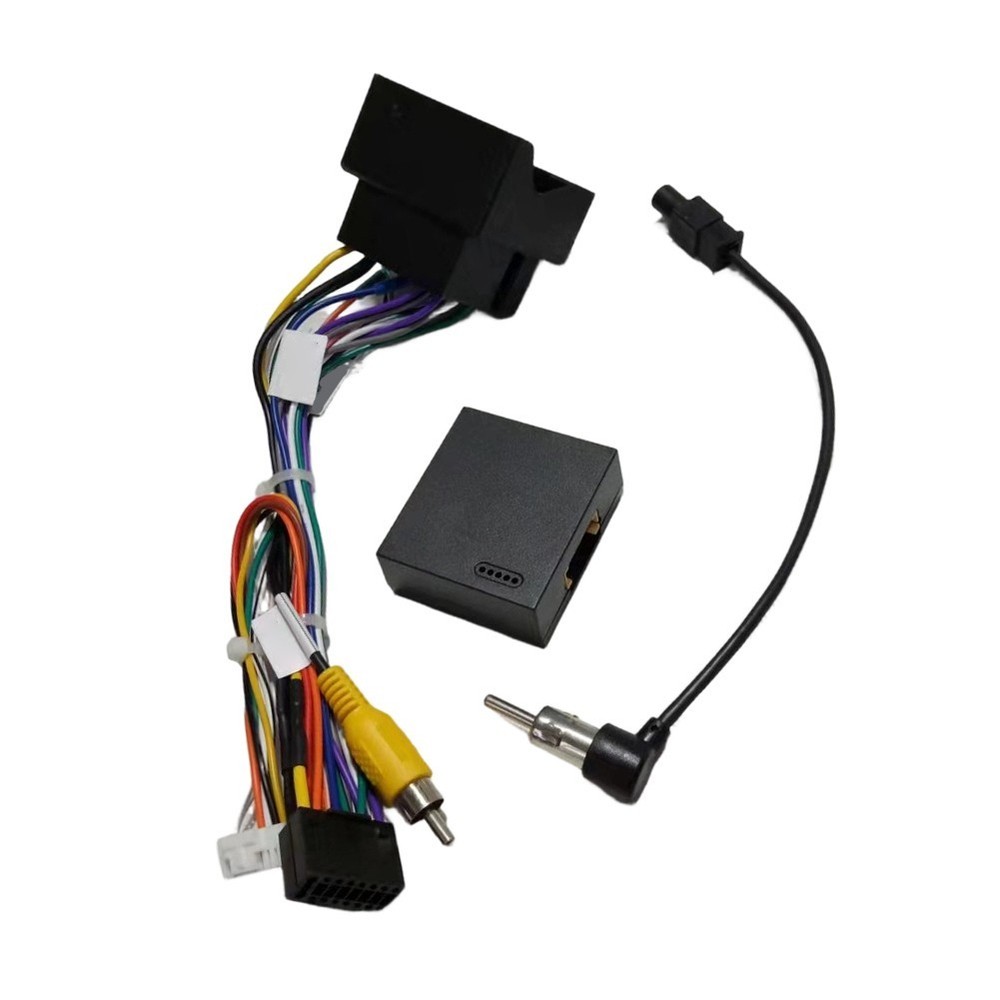 52 Pin CAN Bus Decoder Wiring Harness for Android Head Unit For Golf MK7