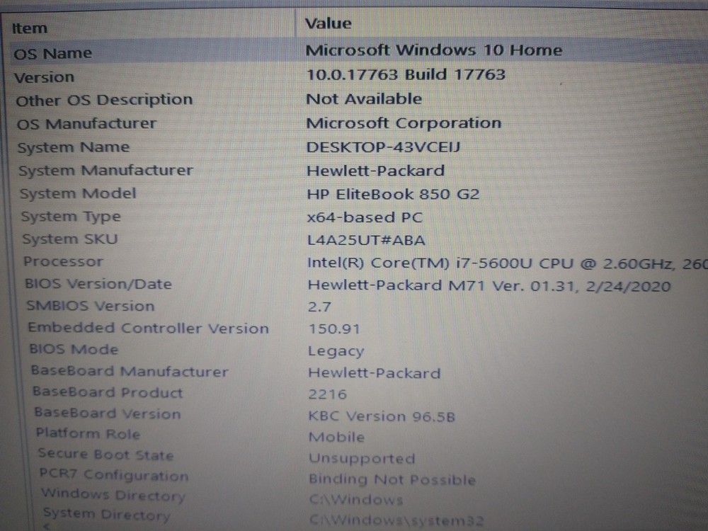 Old Windows 10 (Version 1809 – OS Build 17763.55) Bootable USB
