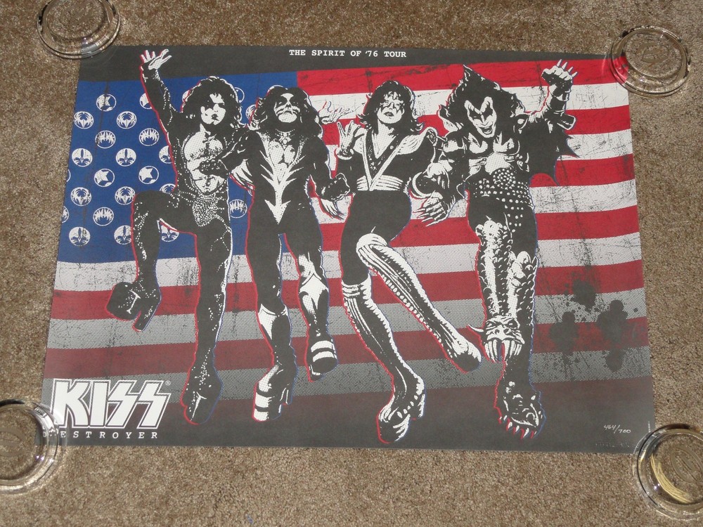 KISS Spirit of 76 Destroyer Poster Live Nation Archives #464/700 Rare