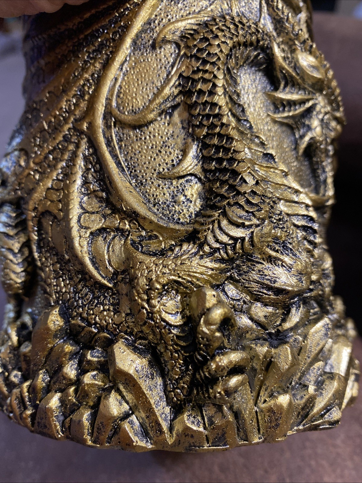 New Dungeon Dragon Jeweled Gemstone Sword Gold Drinking Mug Fantasy Mythical