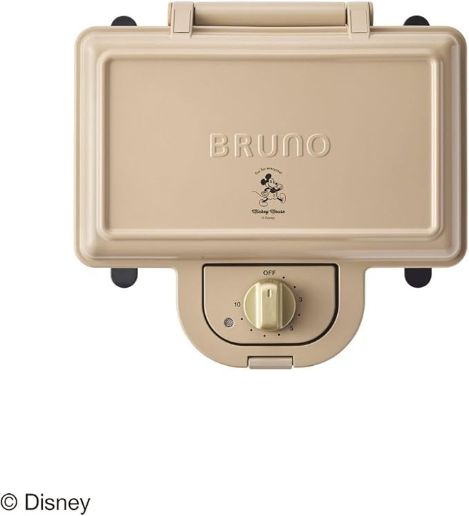 BRUNO Disney Mickey Hot Sandwich Maker Double Electric Toaster 100V BOE136-BE JP
