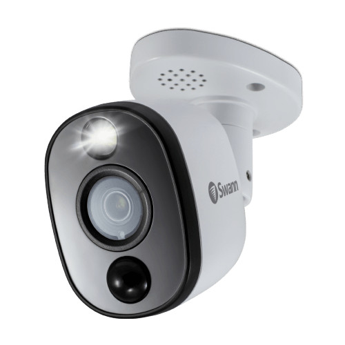 4pcs/lot Swann Add-On DVR Bullet Security Camera System with Sensor Spotlight