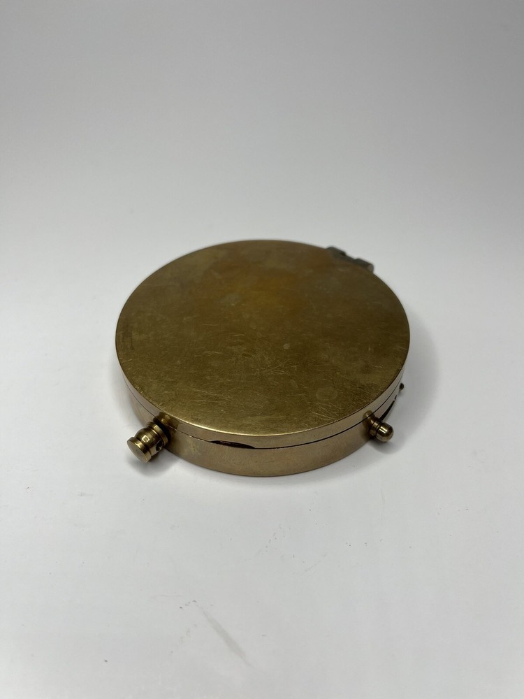 NAUTICAL 3” SOLID BRASS - HEAVY - DIRECTION COMPASS