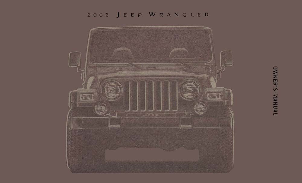 2002 Jeep Wrangler Owner's Manual