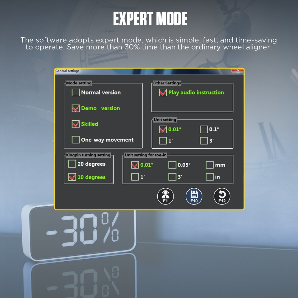 AUTOOL Wheel Alignment Machine Wide Vehicle Database 3D Alignment System Aligner