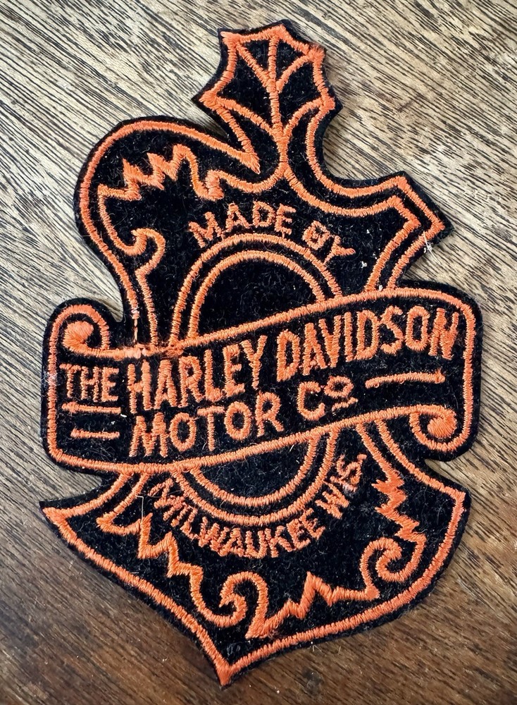 Vtg HARLEY DAVIDSON Motorcycle OAK LEAF Patch 5.5”