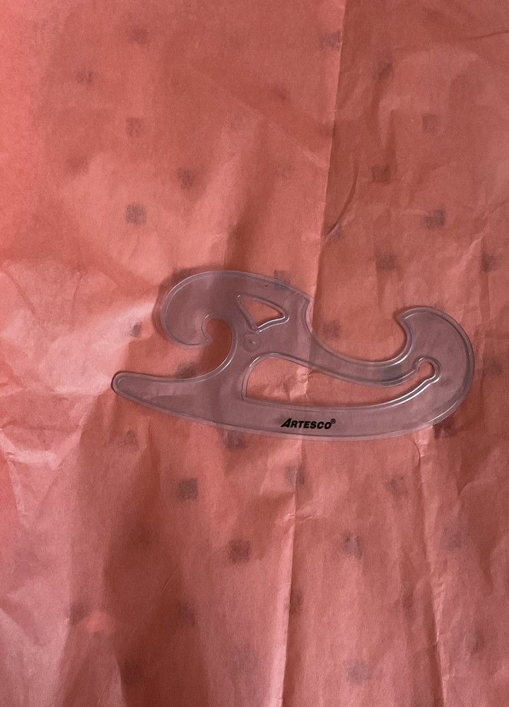 Drafting Drawing Templates 3 Pc with case vintage