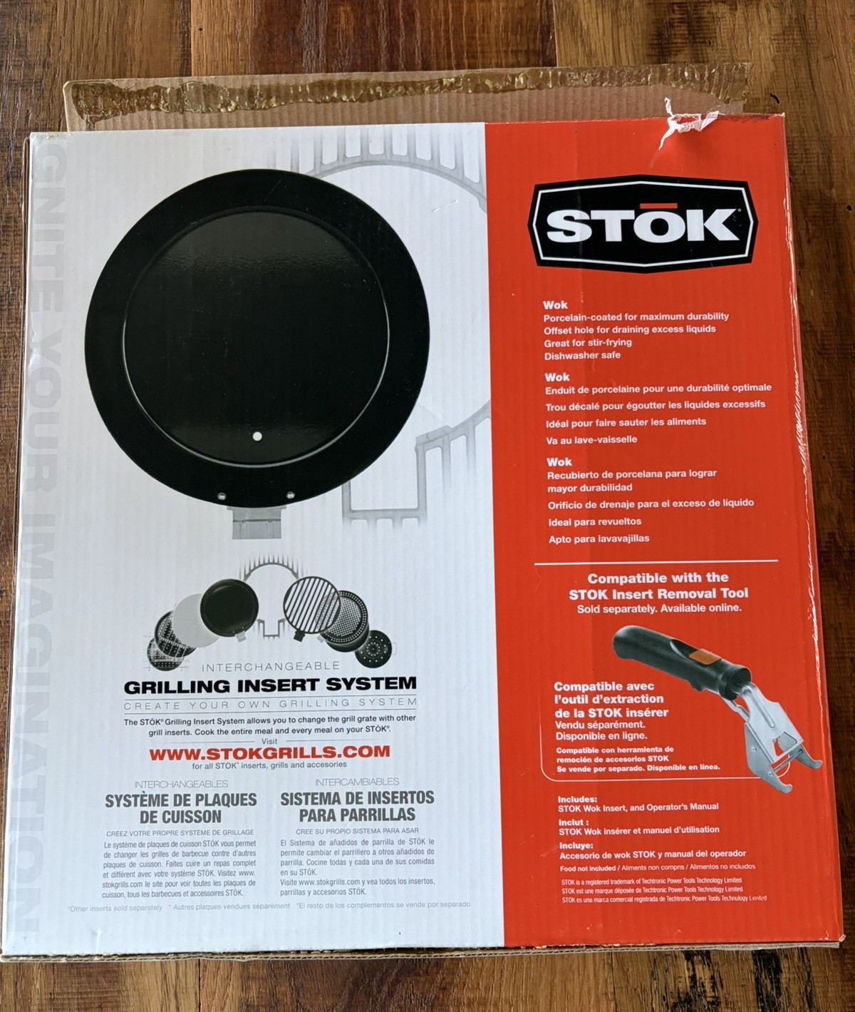 Stok WOK SIS2060 Vegetable Tray Grilling Insert New Open Box