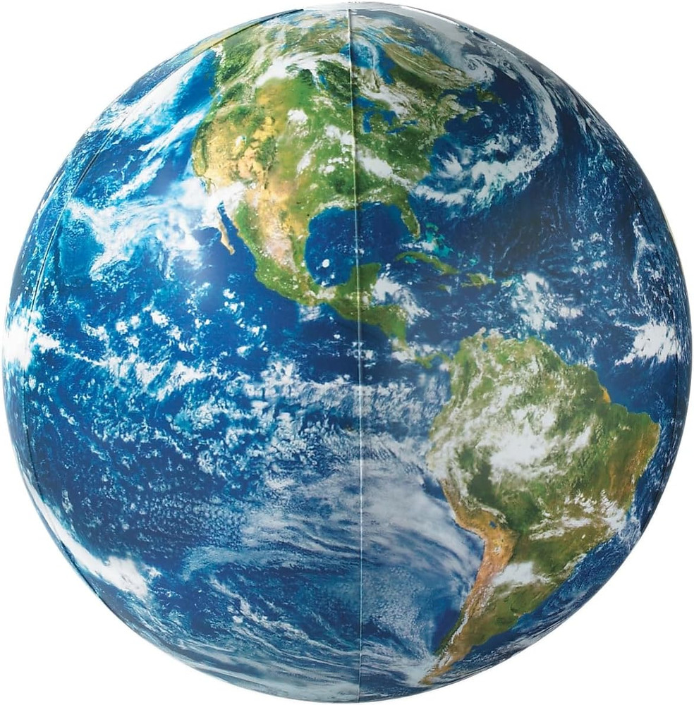 Inflatable 16" Diameter Earthball Globe