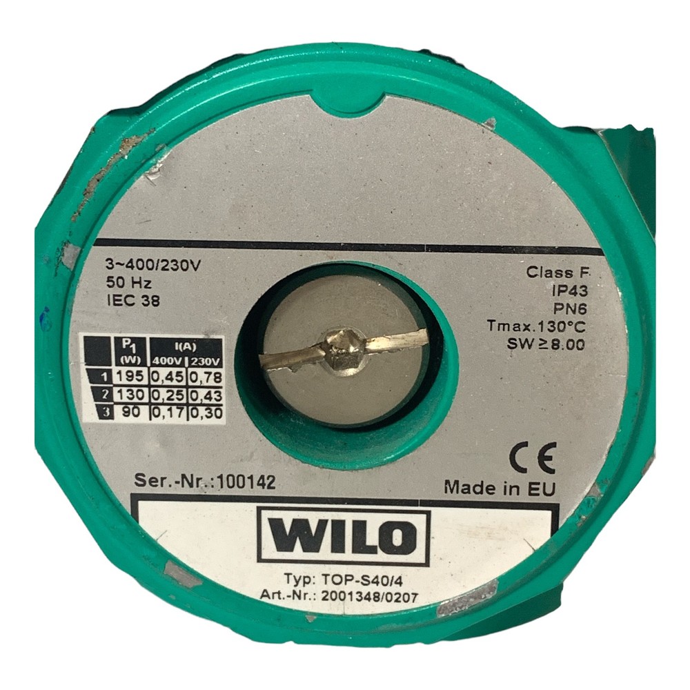 WILO TOP-S40/4 Heating Pump Circulation Pump