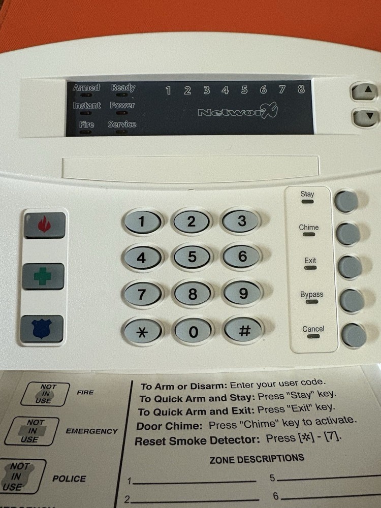 GE LED Keypad NX-1308E