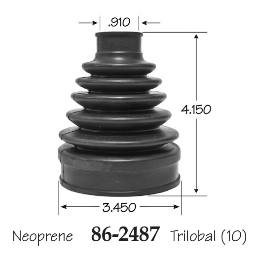 Inner CV Axle Boot for Subaru Outback Front 2010-2014