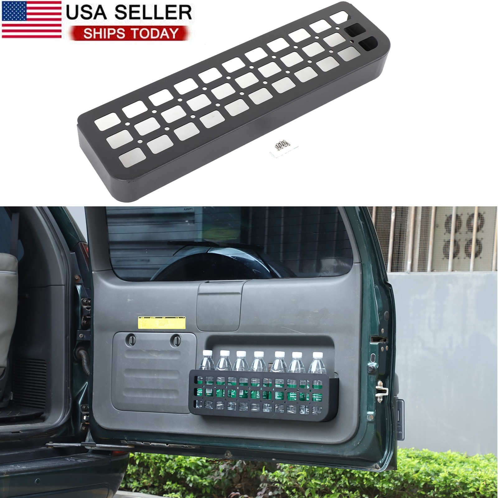 Tailgate Door Organizer Cargo Shelf Molle Panel For 2003-2009 Lexus Gx470