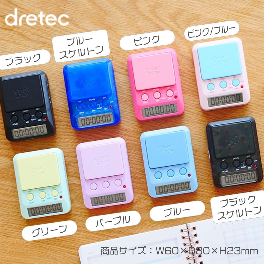 dretec Study Timer Time Up 2 Limited Color Purple Learning Timer From JAPAN NEW