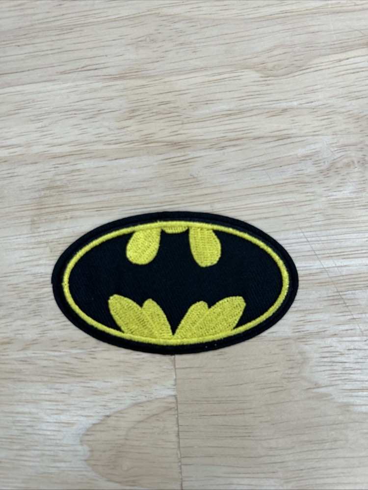 Batman Embroidered Iron On Patch