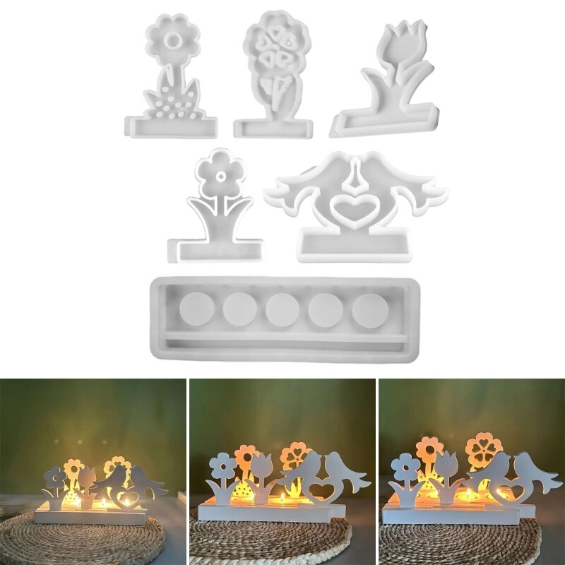 Holder Molds with Base for Making Holder Craft