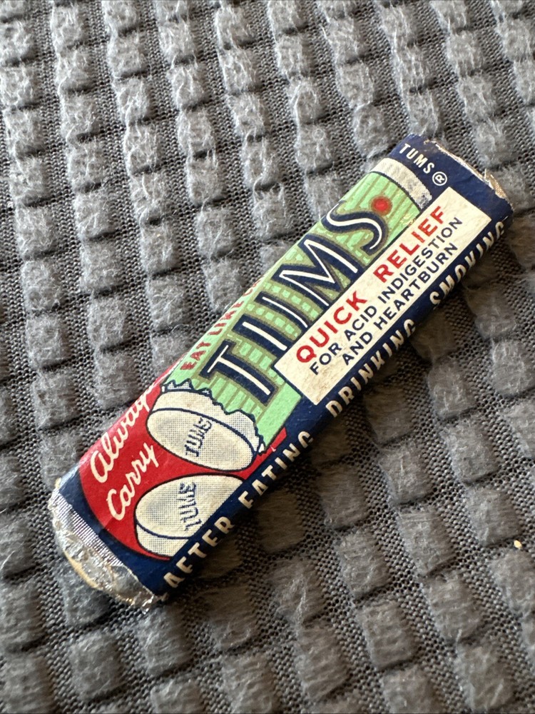WWII Era Beech-Nut Gum Pack W/ 2 Pieces-Plus Tums Sample