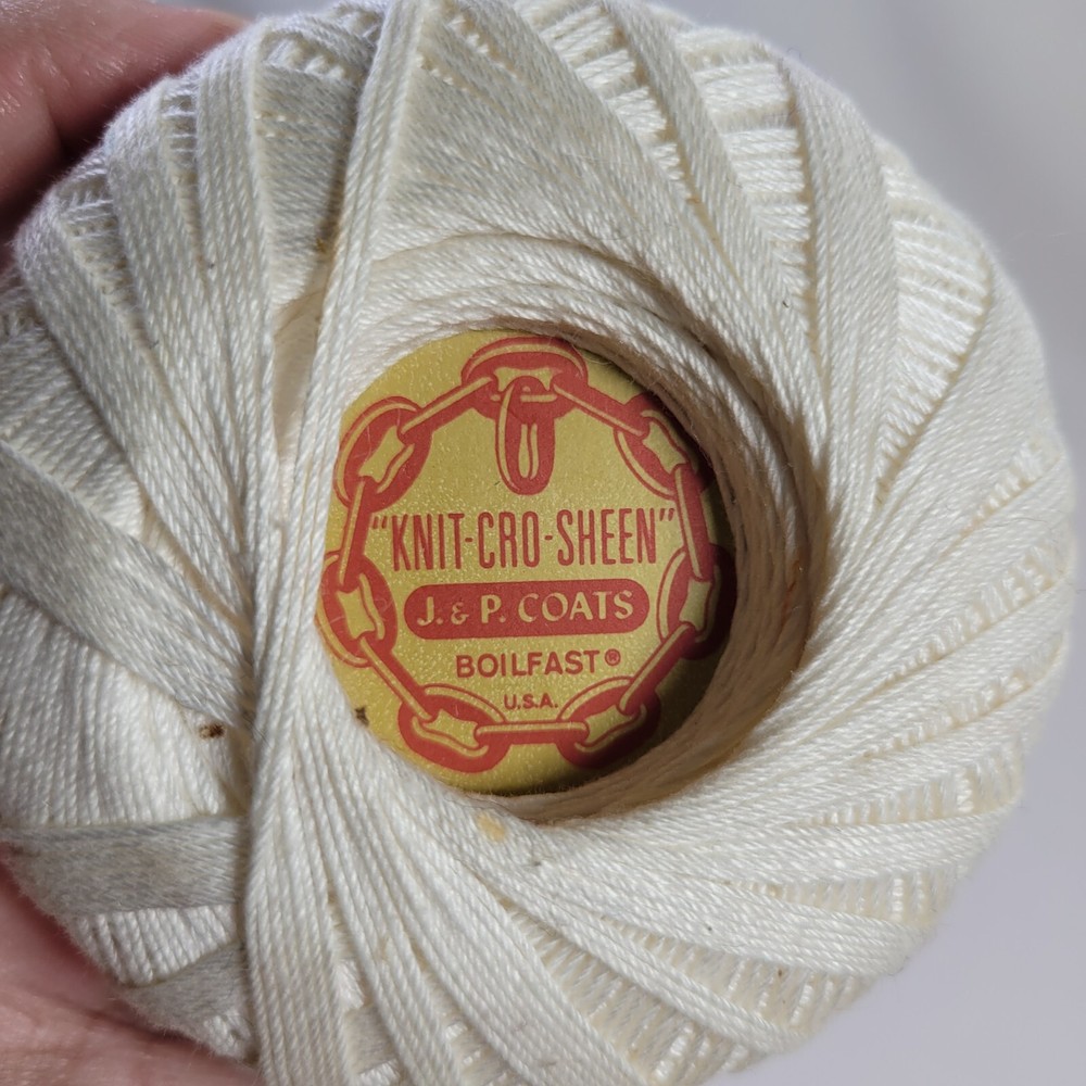 crochet thread lot